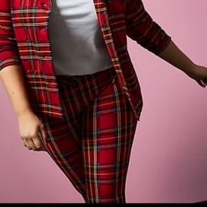 Red Tartan BJ Pixie Pants